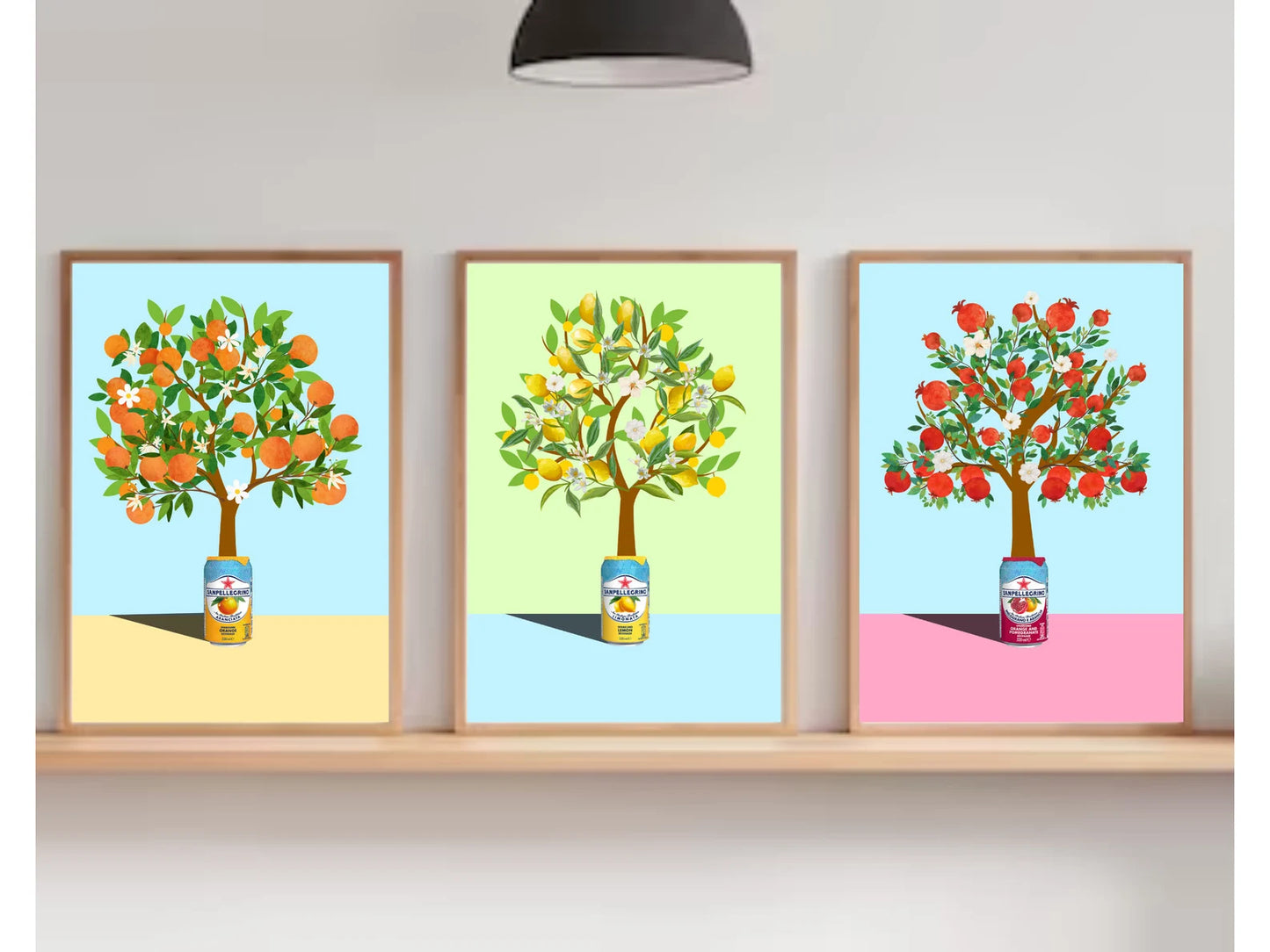 San Pellegrino set of 3