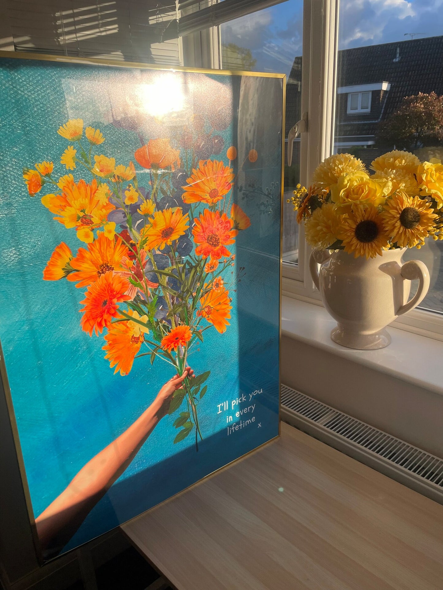 I'll pick you in every lifetime - flowers