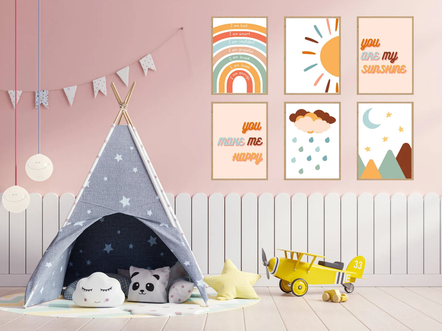 You are my sunshine - set of 6